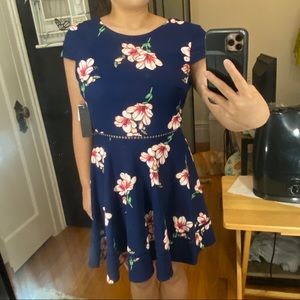 NWT Flowery Blue Dress